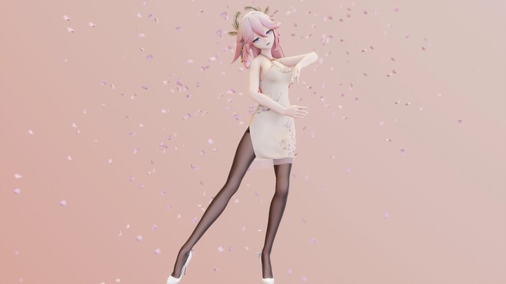 [เก็นชินอิมแพกต์八重MMD/Fabric] จิ้งจอกในชุดกี่เพ้าไม่สวยเหรอ?