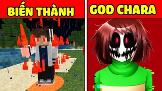 VINH SỞ HỮU THÀNH CÔNG SỨC MẠNH GOD CHARA CỰC CHẤT*TIÊU DIỆT 100 CON GASTER KHÁT MÁU TRONG MINECRAFT