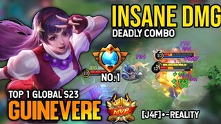 GUINEVERE BEST BUILD 2022 | TOP 1 GLOBAL GUINEVERE GAMEPLAY | MOBILE LEGENDS✓