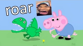 George Pig Likes Dinosaurs... (Peppa Pig TRY NOT TO LAUGH)