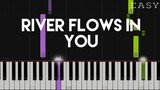 River Flows In You - Yiruma | EASY Piano Tutorial