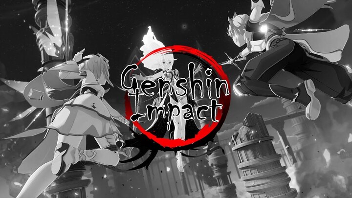 [Genshin Slayer] Genshin impact x Demon slayer opening - Gurenge