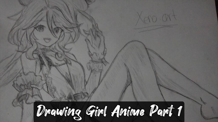 Drawing Girl Anime Part 1