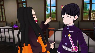 Kanao cuida da Nezuko no Demon Slayer VR!