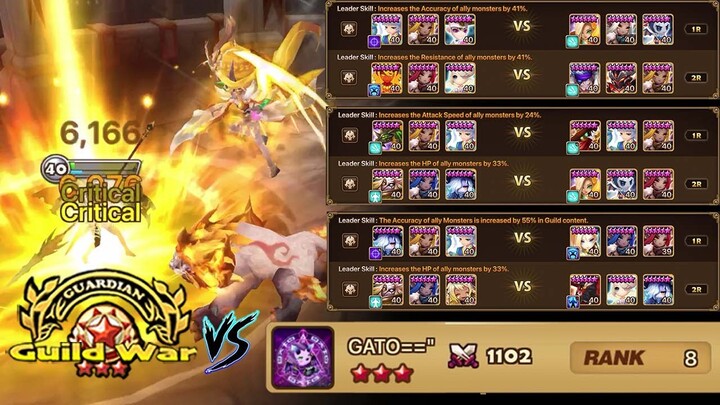 BATTLE OF THE BEAST RIDERS in Top Tier G3 Guild War! Our BRs vs their META BR defenses! Lezzgoooo!