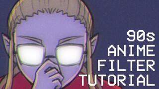 How to Make a 90s Anime Screenshot | Filter Tutorial