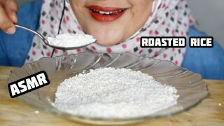 ASMR RAW RICE EATING | ROASTED RICE | MAKAN BERAS DI SANGRAI | ASMR INDONESI