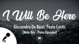 I Will Be Here - Alessandra De Rossi & Paolo Contis (Male Key - Piano Karaoke)