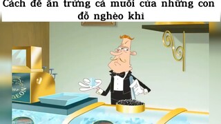 Cách để ăn trứng cá muối của những con đỗ nghèo khỉ#haihuoc#hài#tt