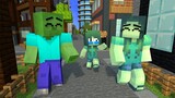Monster School: ZOMBIE GIRL HAVE A BAD FATHER - Sad Story | Minecraft Animation