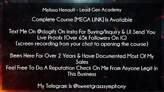 Melissa Henault Course Lead Gen Academy download