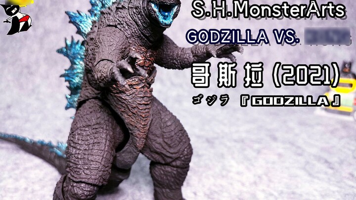 [Chu Ding Shares 242] Thay đổi màu sắc của cùng một mô hình và thêm hình bàn tay! Godzilla so với Ko