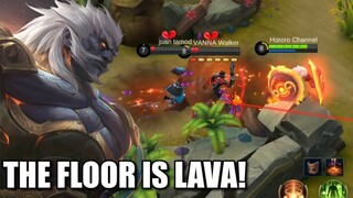 BAXIA'S THE FLOOR IS LAVA IS SO GOOD!