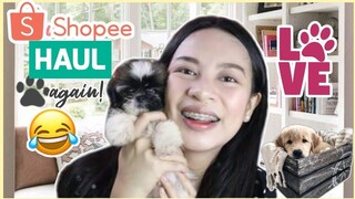 SHOPEE HAUL! | Shih Tzu Essentials nanaman 🤣