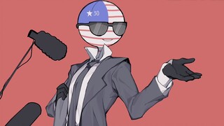 [County Humans | Fan Art] Animasi Metafora Amerika yang Ironis