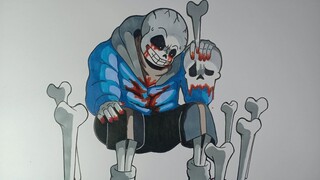 Insanity Sans How To Draw In villain sans squad Cách vẽ Sans Điiên Loạn