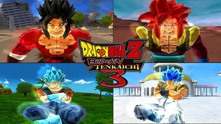 Toutes les Fusions et Attaque Ultimes (SDBH) | Dragon Ball Z Tenkaichi Budokai 3 Mods