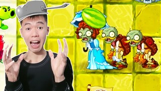 Plants vs Zombies 2 #44: Nhân BiBi Tiếp Tục Cố Gắng Phá Đảo Map Ngôi Đền Bỏ Hoang | PVZ 2