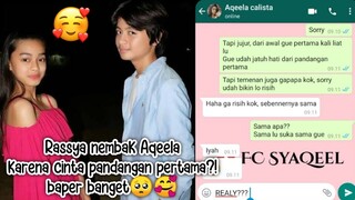 Cinta pandangan pertama ❤ | Fake Chat SyaQeel Sweet❤🥰