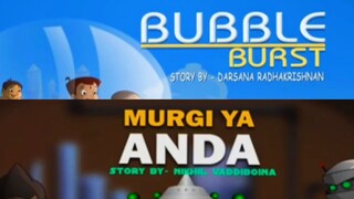 Chhota Bheem Hindi 6.44 6.45  Bubble Burst Bub Bu B + Mur Mu M Murgi Yaa Anda