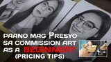 Portrait Commission Pricing Tips for Beginners | Tagalog