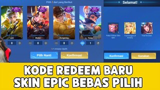 KODE REDEEM GRATIS & SKIN EPIC BEBAS PILIH HONOR OF KINGS INDO ! GILA BAIK BANGET