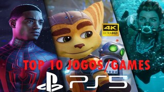 TOP 10 Melhores Jogos Para PS5 (4K 60 FPS)