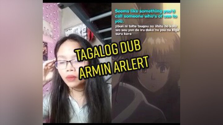 duet with  armin tagalogdub AOT voiceacting