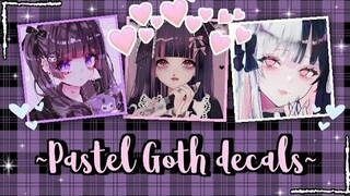 Pastel Goth Anime Icon decals/decal Ids | For your Royale high journal, Bloxburg, Etc. owo