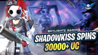 NEW SHADOW KISS SPINS | $30.000 UC | 4 MYTHIC ITEMS | PUBG MOBILE