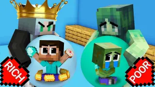 Monster School : Twin Brothers Baby Zombie and Baby Herobrine - Sad Story - Minecraft Animation