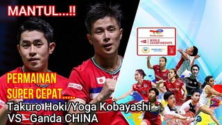 Permainan Cepat Takuro Hoki/Y. Kobayashi Taklukkan Liu Cheng/Huang KX  | BWF World Championship 2021