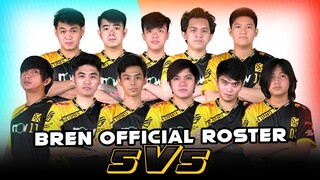 BREN ESPORTS ALL ROSTER FOR MPL SEASON 8 NAG 5v5! [TRASHTALK ON] ~ LUSTY GAMEPLAY