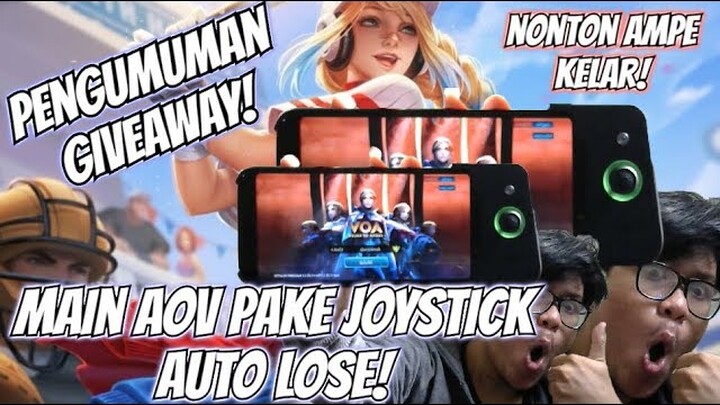 MAIN AOV PAKE JOYSTICK!? TIDAK SEMUDAH ITU FERGUSO + PEMENANG GIVEAWAY! - AOV INDONESIA