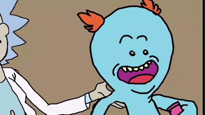Handwritten "Rick and Morty" Breaking Bad animation, one picture after another, with 20 Easter eggs