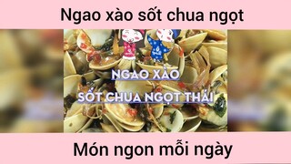 Ngao xào sốt chua ngọt