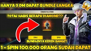 TRIK SPIN BUNDLE FADED WHEEL CYBER BOUNTY HUNTER | EVENT FF TERBARU - FREE FIRE