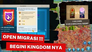 review kingdom 3159 | open migrasi !!! untuk 300 | selalu win kvk dengan 3 vs 5 GGWP!!!