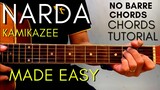 Kamikazee - NARDA Chords (EASY GUITAR TUTORIAL) for Acoustic Cover