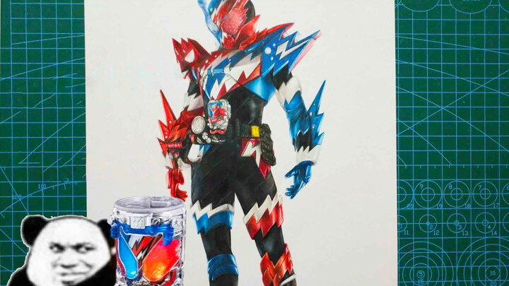 [Vẽ Tay] Mô Hình Rabbit Tank Sparkling Của Kamen Rider