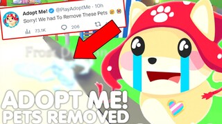 😡ADOPT ME REMOVED THESE PETS FOREVER!😭 (PLAYERS ANGRY) NEW PETS UPDATE! +INFO ROBLOX