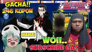 SULTAN.. SULTAN GRATISAN GACHA 2X HALLOWEEN URYU ISHIDA & NEL TU ( BLEACH MOBILE 3D )