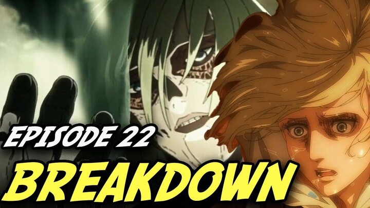 FEMALE TITAN?? The FATE of ANNIE EXPLAINED! | Attack On Titan Season 4 Episode 22