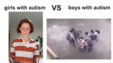 Girls with autism Vs Boys with autism - part 2