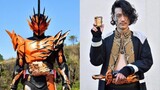 Masked Rider Renshu and Phoenix transformation comparison