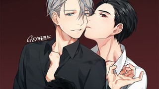 [ Yuri!!! on Ice ]Hati hancur jika ceritanya ditulis terbalik