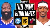 76ERS vs HEAT FULL GAME 2 HIGHLIGHTS | NBA Playoffs 2022 Highlights Game 2 76ers vs Heat NBA 2K22