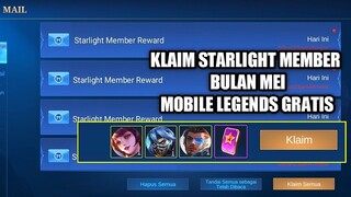 CARA DAPATKAN STARLIGHT MEMBER BULAN MEI MLBB GRATIS!!! REVIEW SKIN STAR YI shun shin