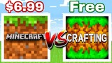 MCPE (1.17.30) vs CRAFTING & BUILDING | Which is best?!