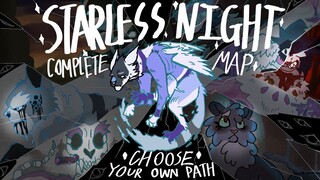 🌑 STARLESS NIGHT 🌑 || COMPLETE Choose Your Own Path MAP